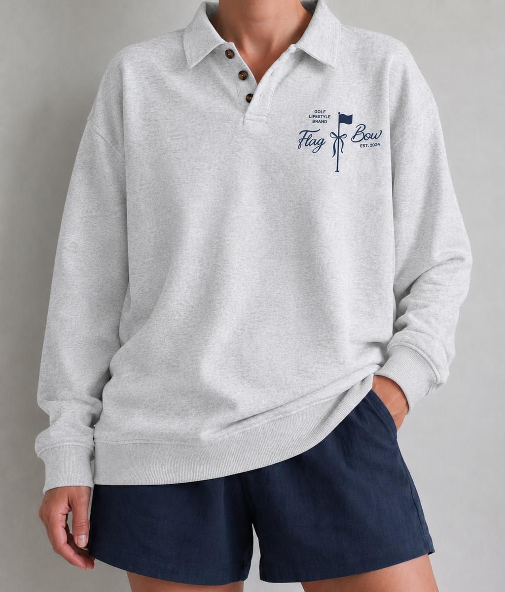 Flag & Bow x Kristen Nicholls Polo Sweatshirt