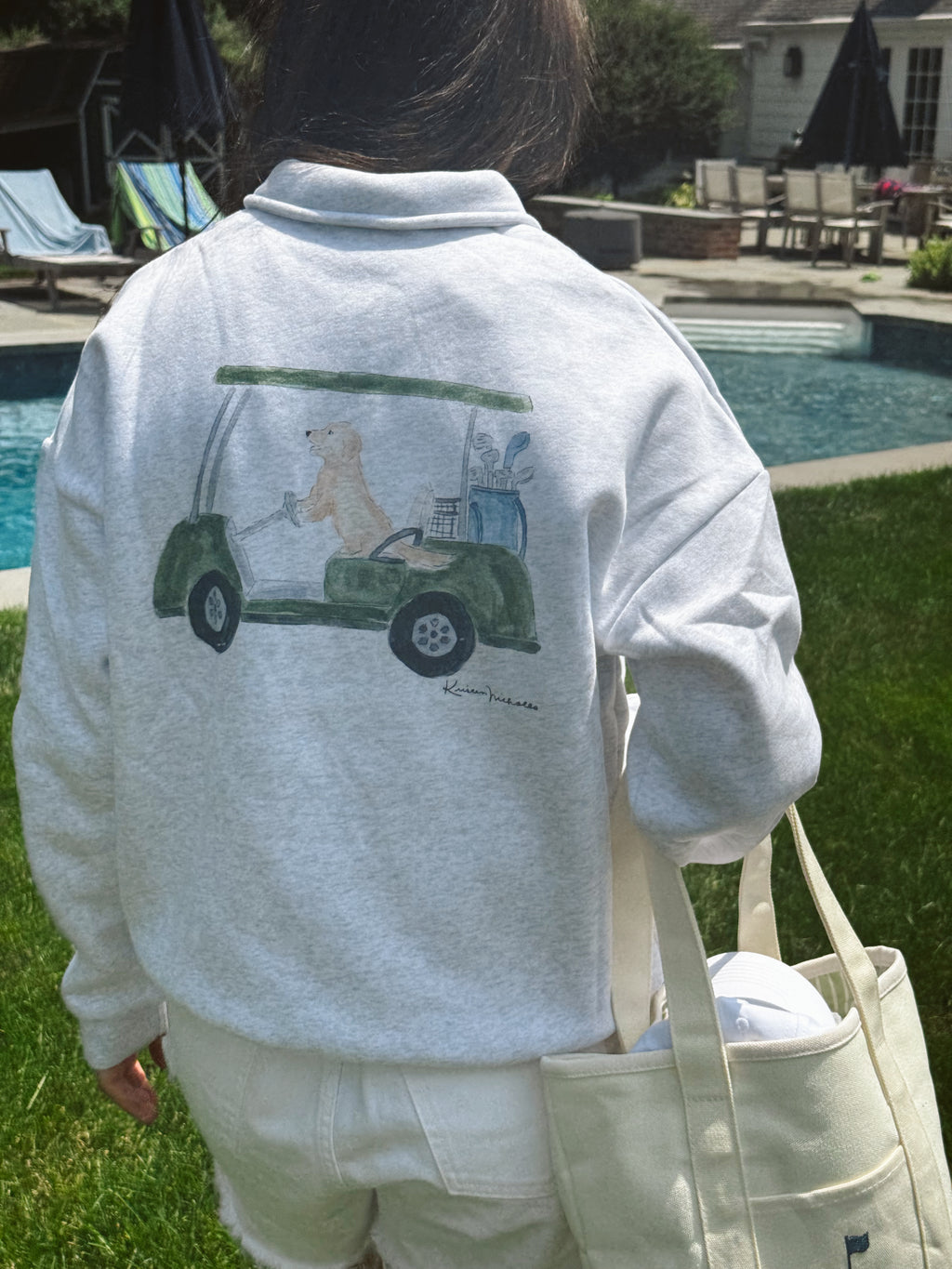 Flag & Bow x Kristen Nicholls Polo Sweatshirt