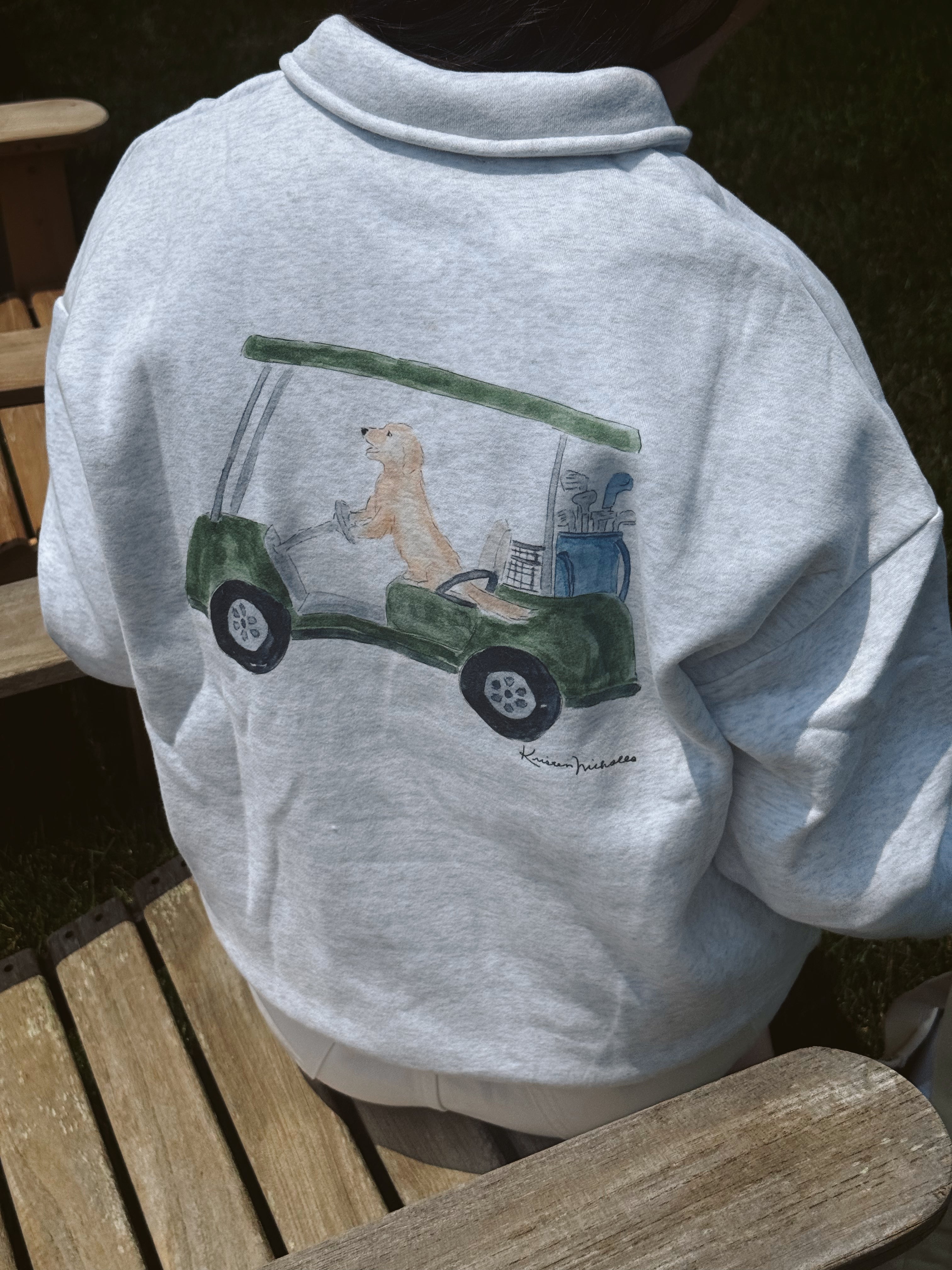 Flag & Bow x Kristen Nicholls Polo Sweatshirt