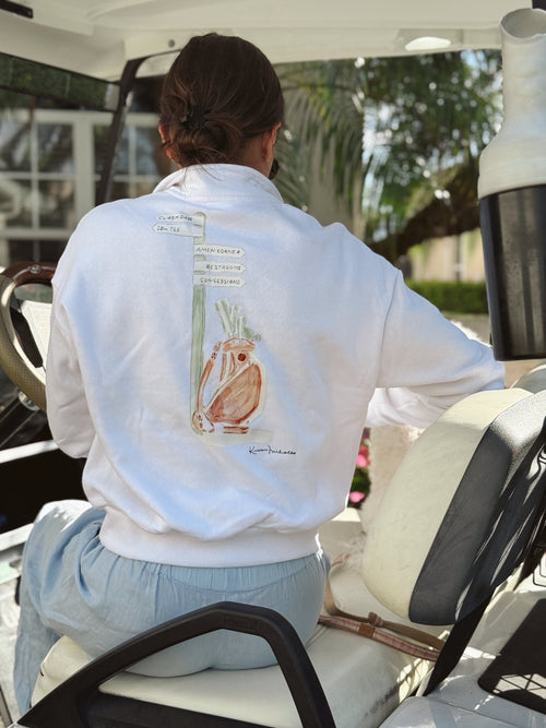 Club Tina x Kristen Nicholls Polo Sweatshirt - Club Tina