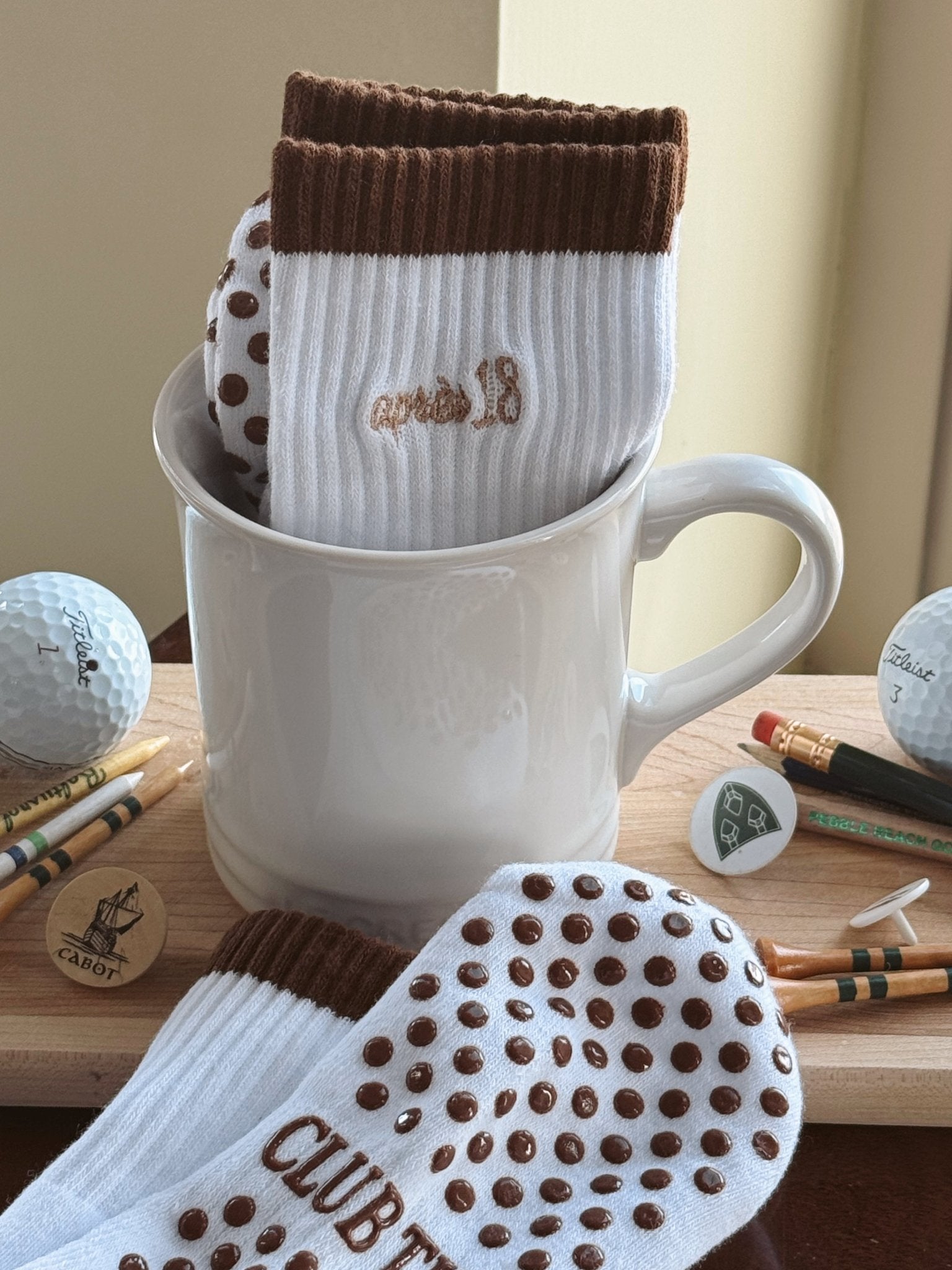 Golf Pilates Socks - Après 18 - Club Tina